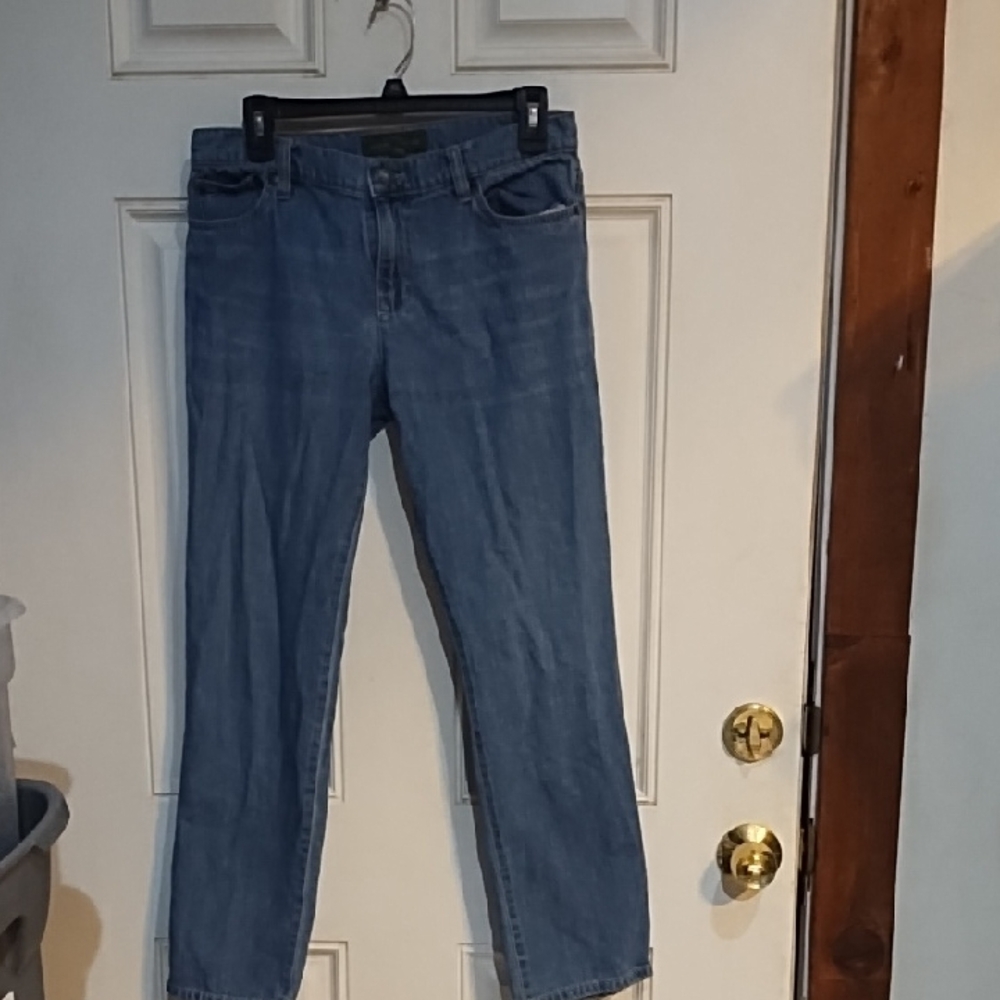 LRL Ralph Lauren Blue Women's Straight Leg Jeans - Classic Everyday Style
